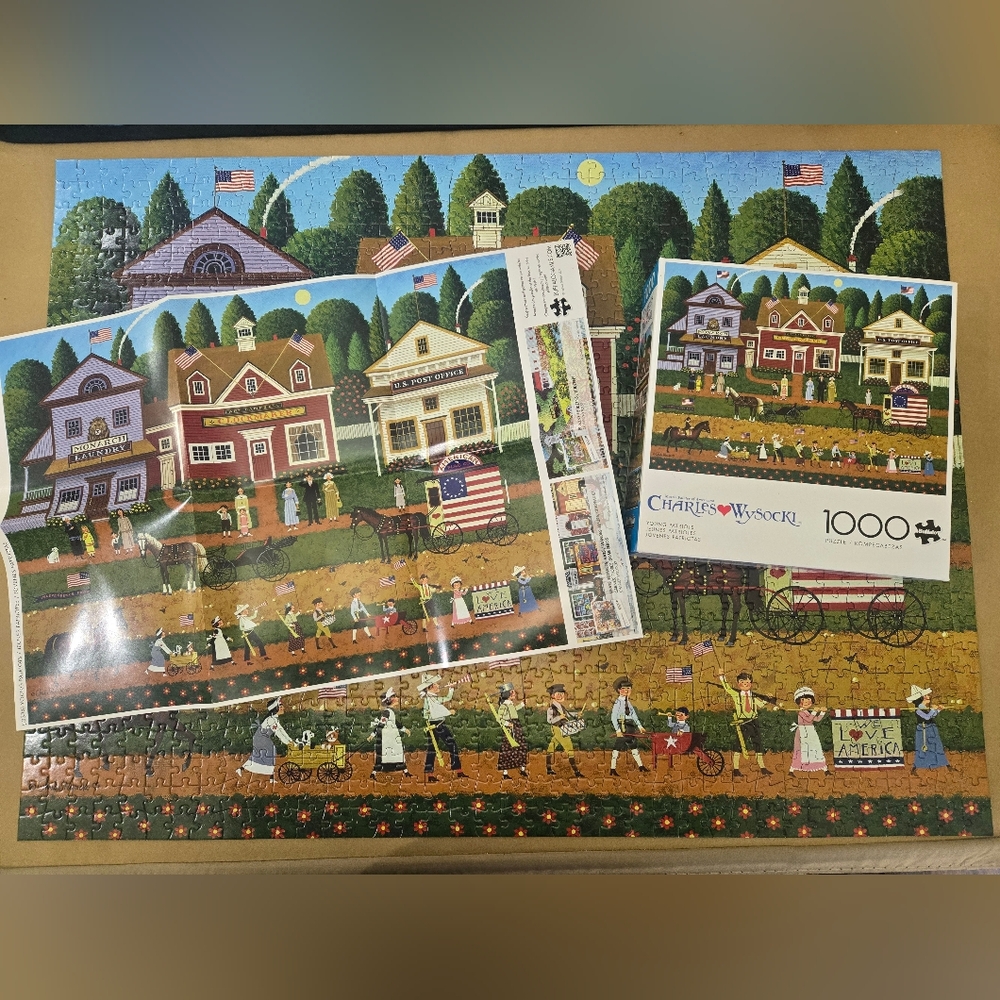 Young Patriots 1000-Piece Jigsaw Puzzle - White - Picture 2 of 3